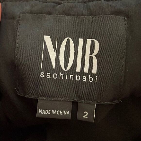 Sachin + Babi Noir Lace Peplum Sheath Dress 2 - Picture 7 of 9